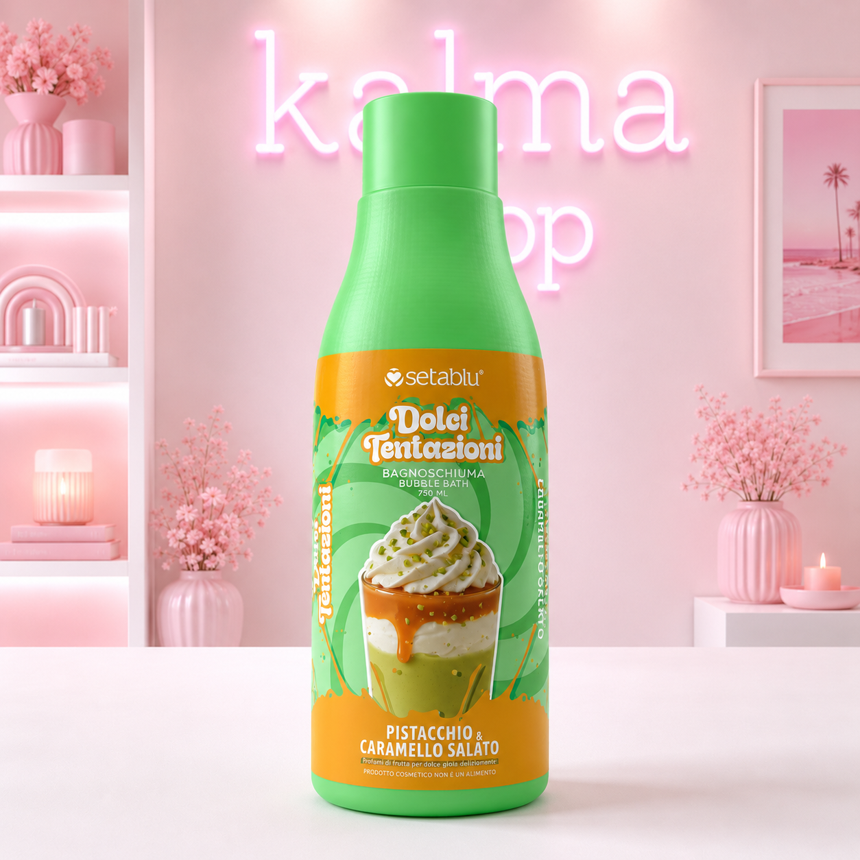 Gel de ducha caramelo salado y pistacho