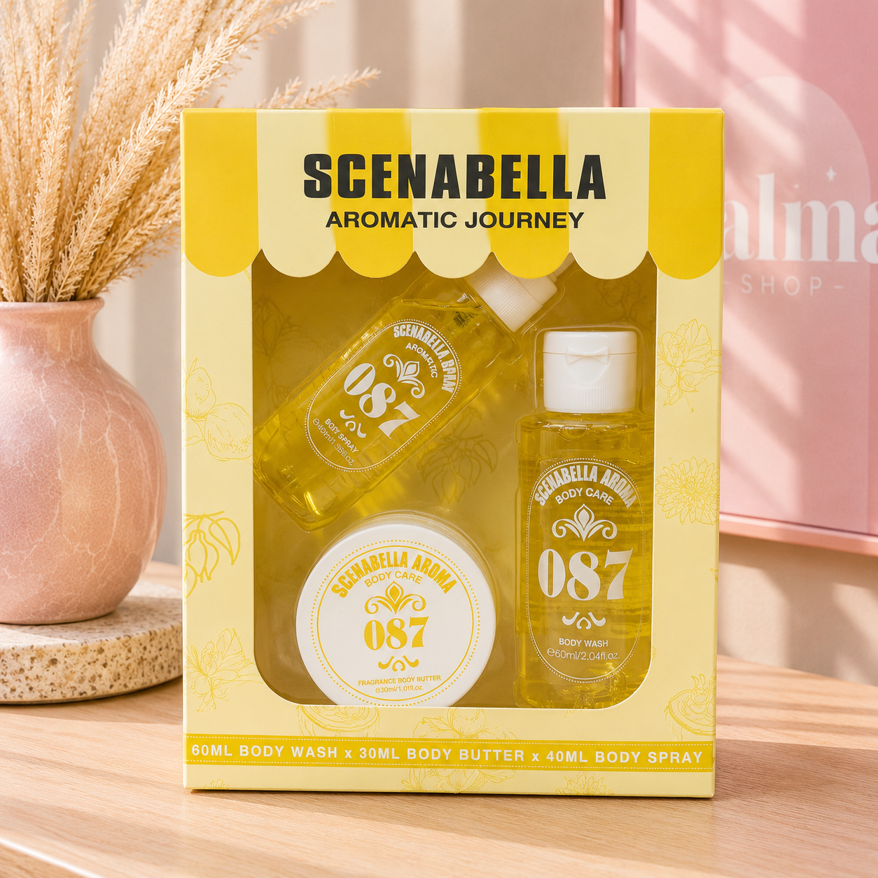 Pack janeiro 87 ( fragancia, crema corporal y gel de ducha )