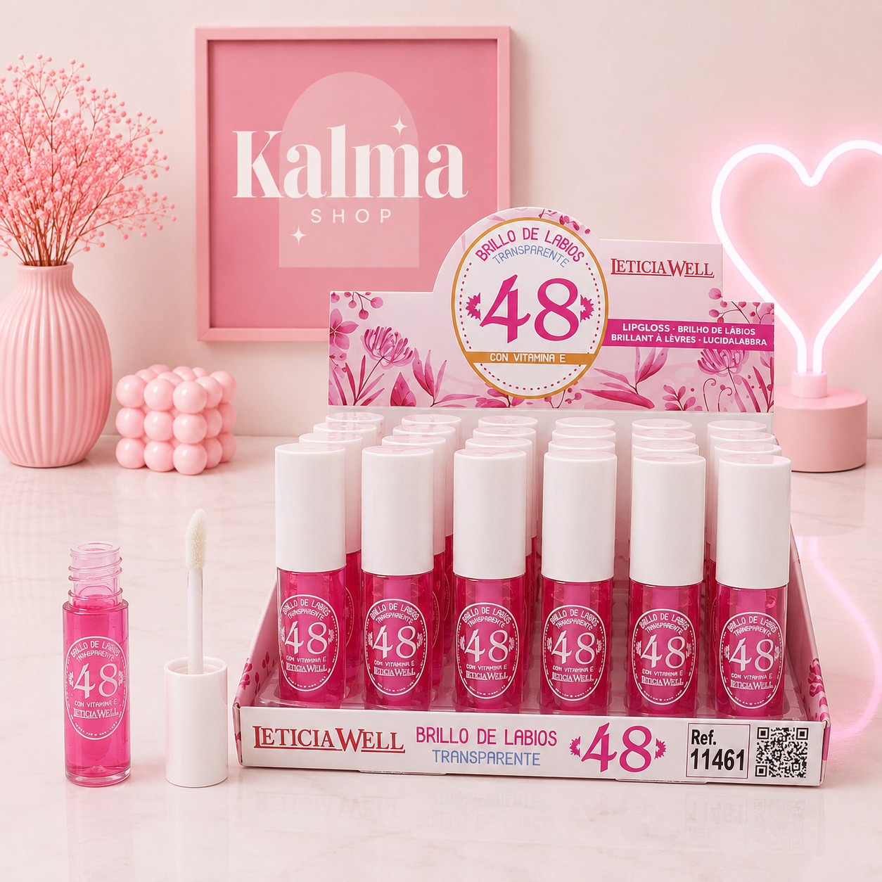 Brillo de labios aroma 48