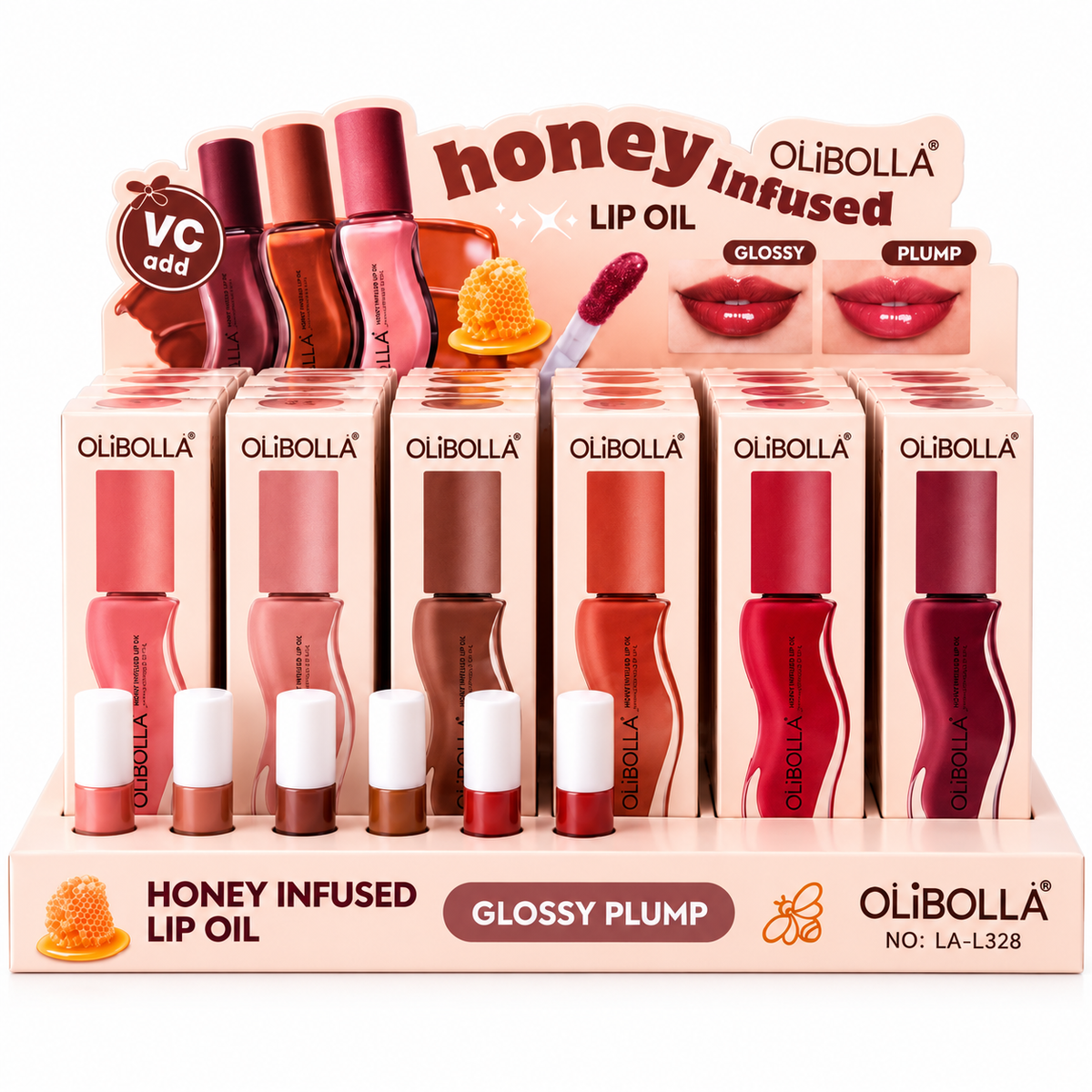Brillo de labios con color inspiración