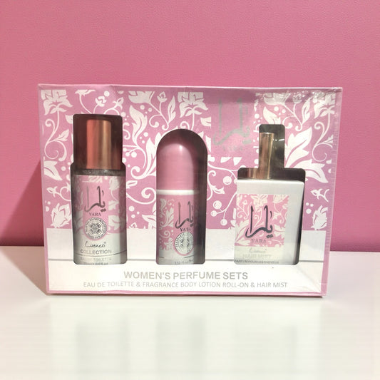 Pack bruma yara + desodorante + perfume para el pelo