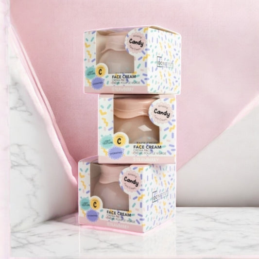 Crema facial hidratante, con vitamina c y textura ligera