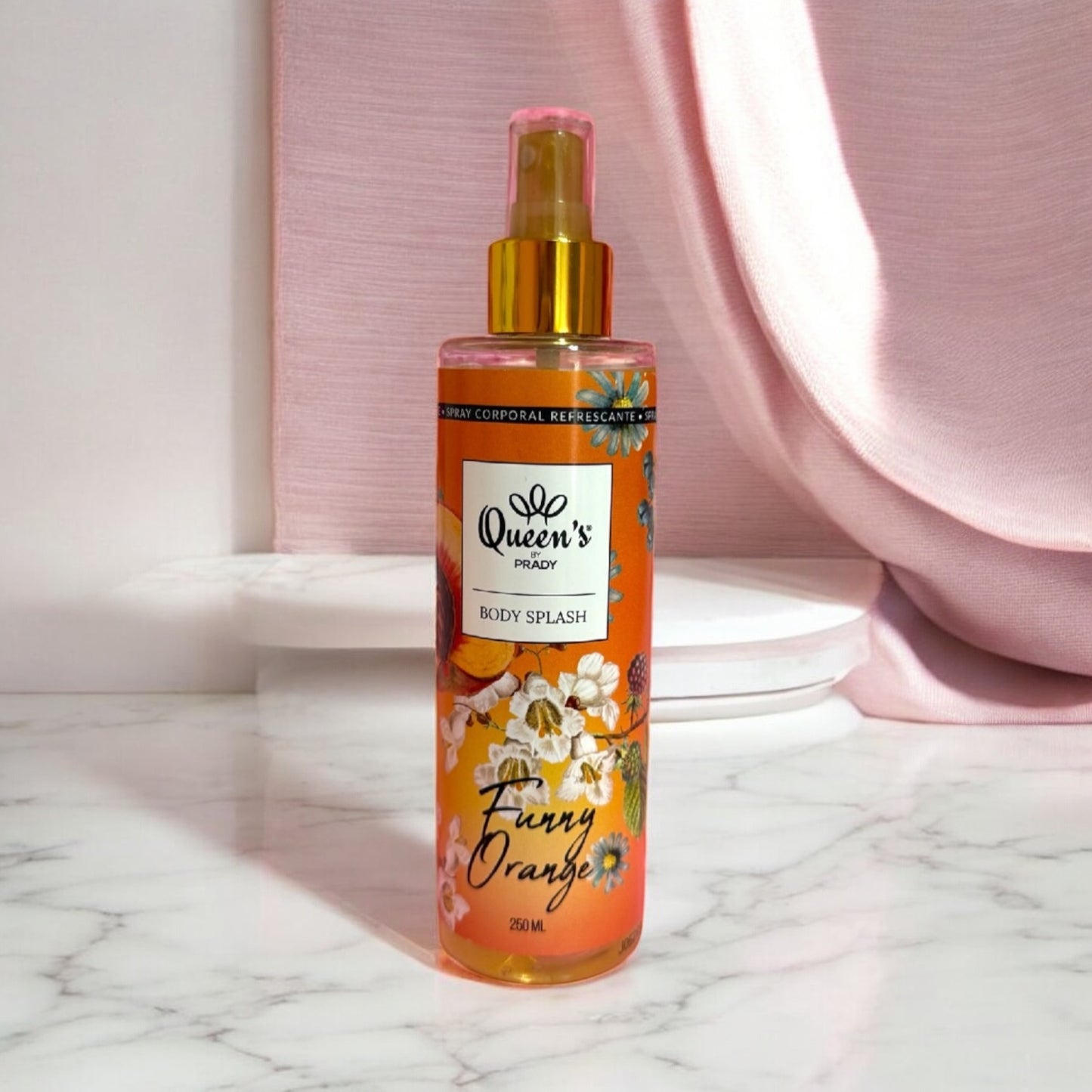 Body splash funny orange