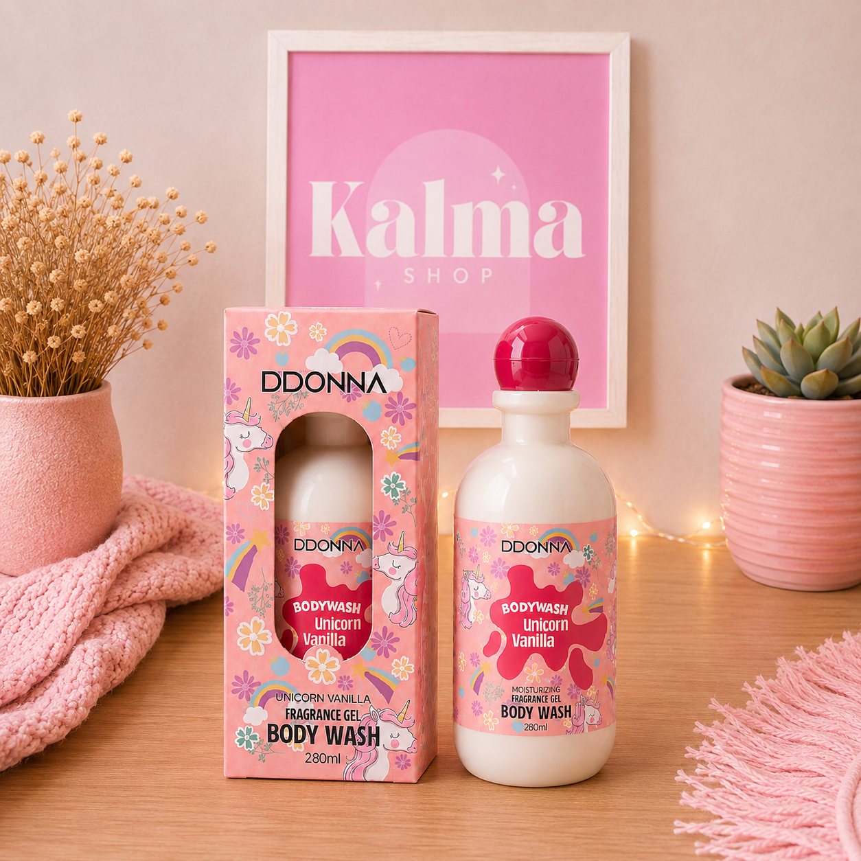 Gel de ducha donna unicornio vainilla