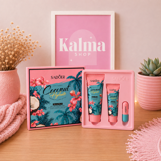 Pack coco ( loción corporal, crema de manos y balsamo labial )