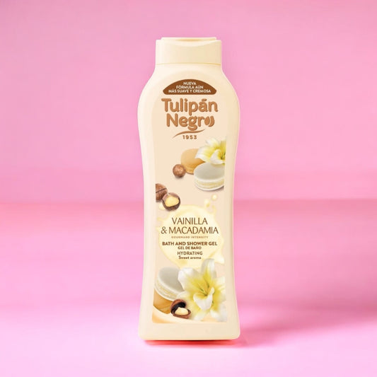 Gel de baño vainilla y macadamia