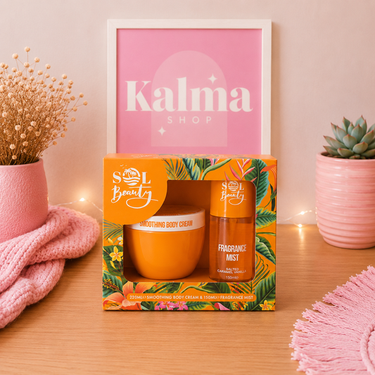 Pack crema corporal + bruma caramelo y vainilla