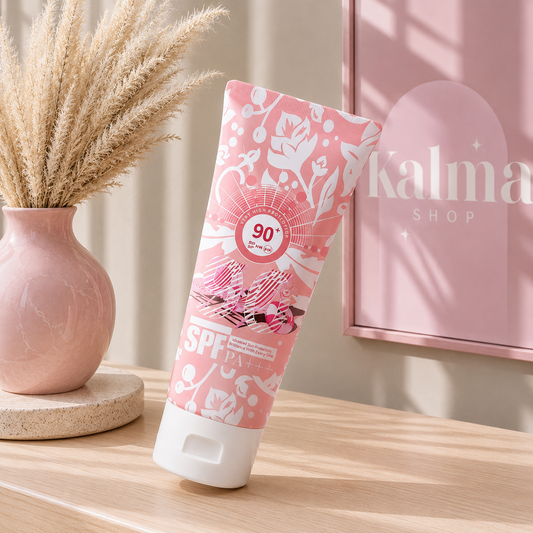 Protección solar cuerpo y cara arabe rosa
