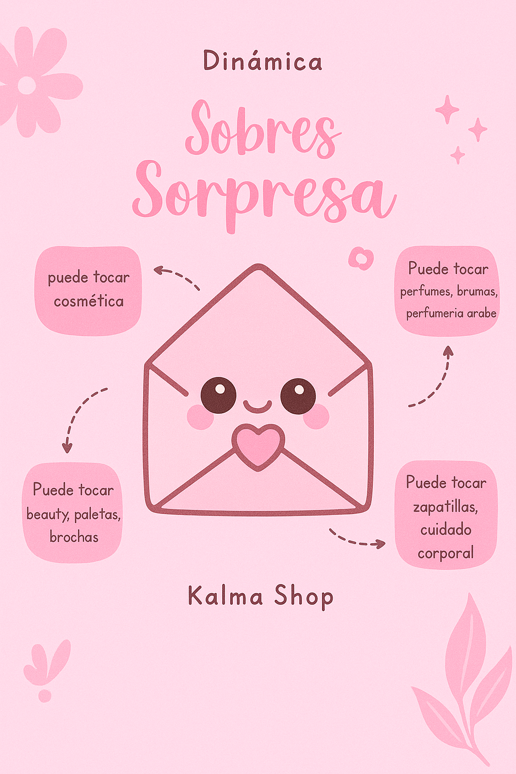 Dinámica de los sobres sorpresa
