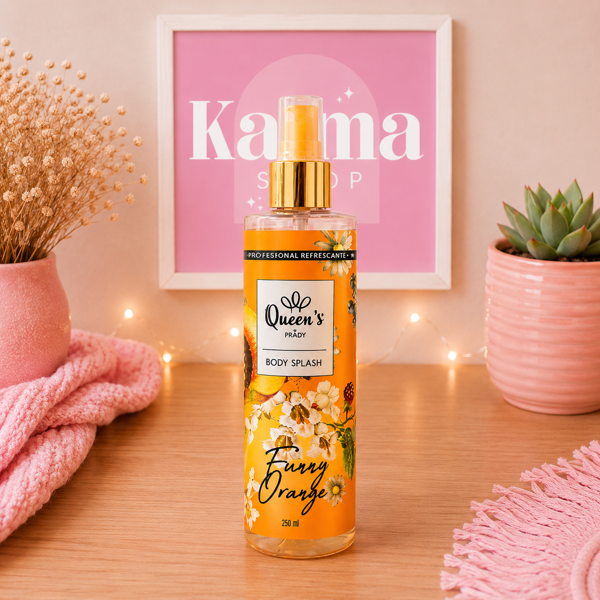 Body splash funny orange