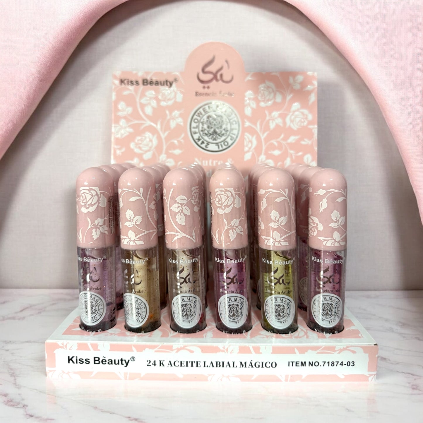 Aceite labial mágico yara rosa