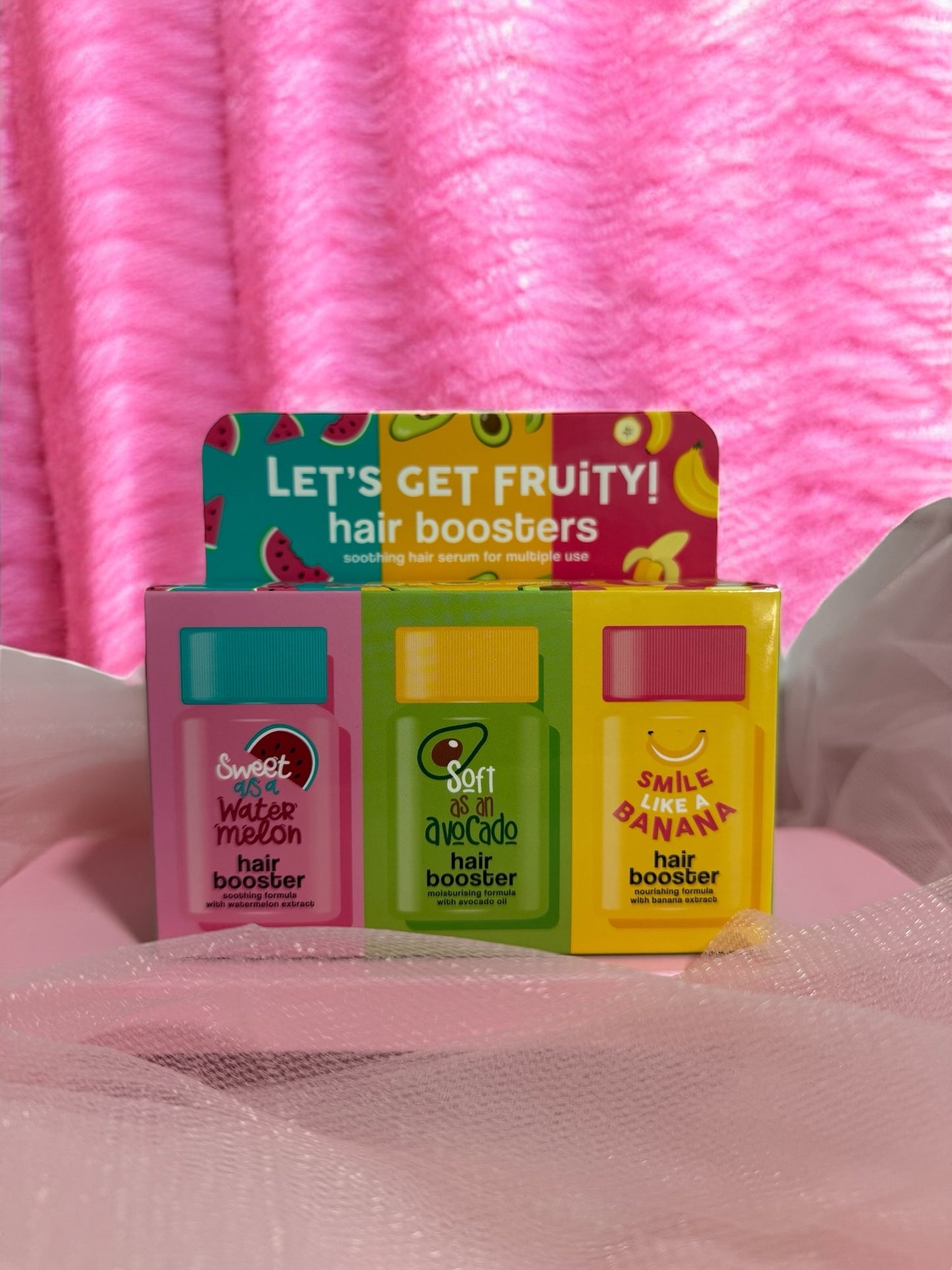 Pack 3 Serúm para el pelo de frutas