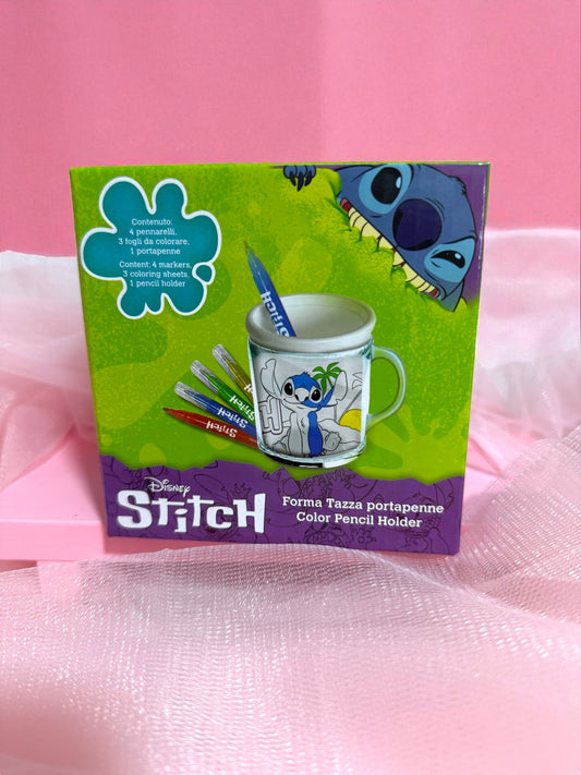Vaso de stitch para pintarlo