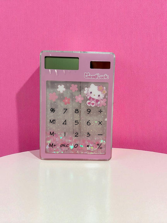 Calculadora solar de hello kitty