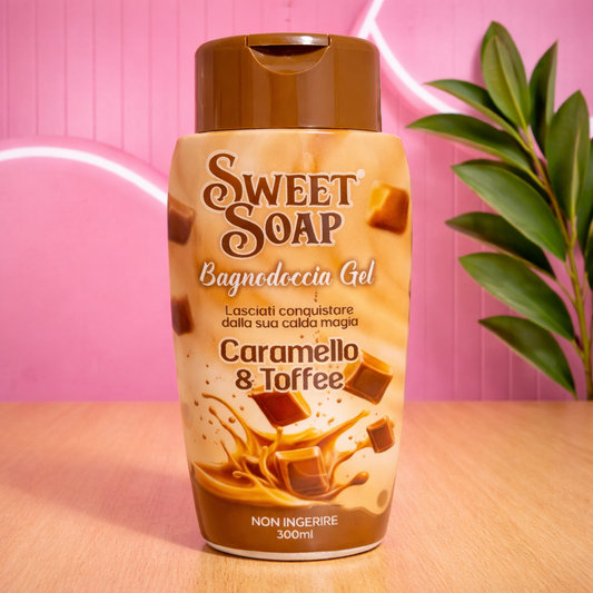 Gel de ducha italiano caramelo y toffe 300ml