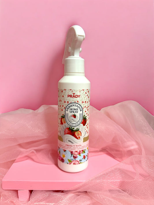 Ambientador spray fresa y nata