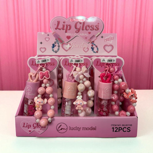Lip gloss stitch llavero