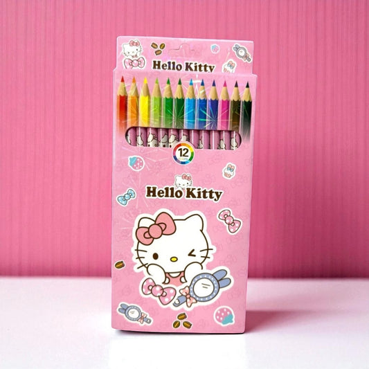 Set 12 colores hello kitty