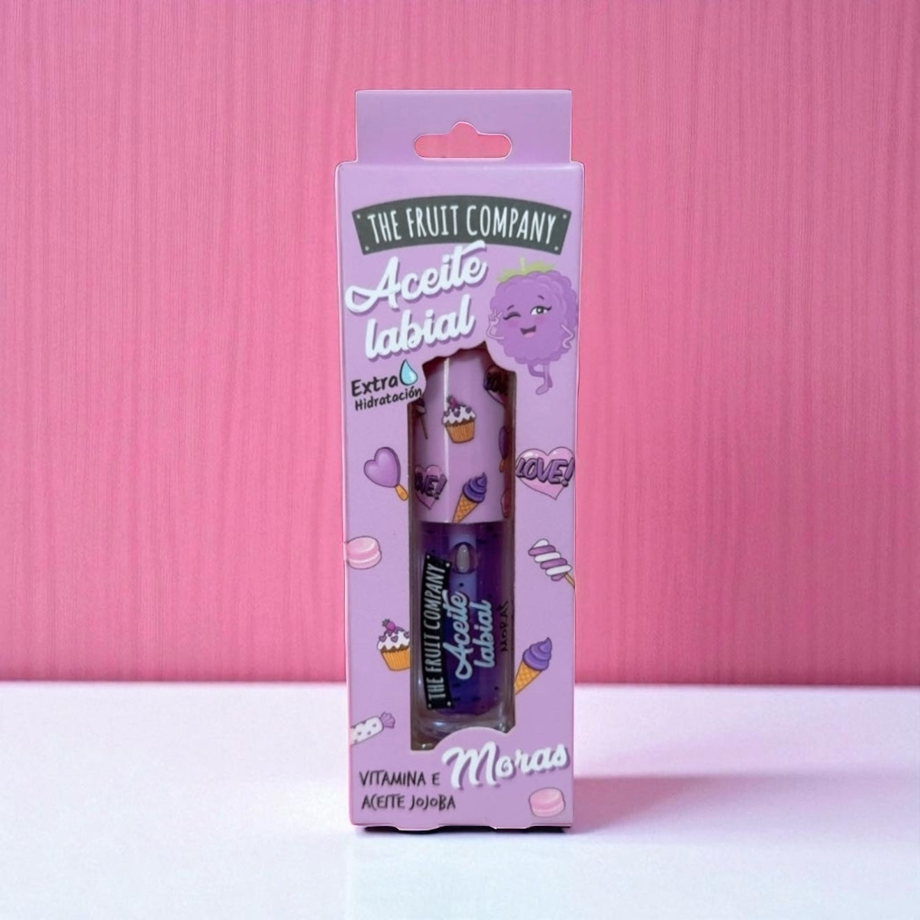 Aceite labial super hidratante de moras