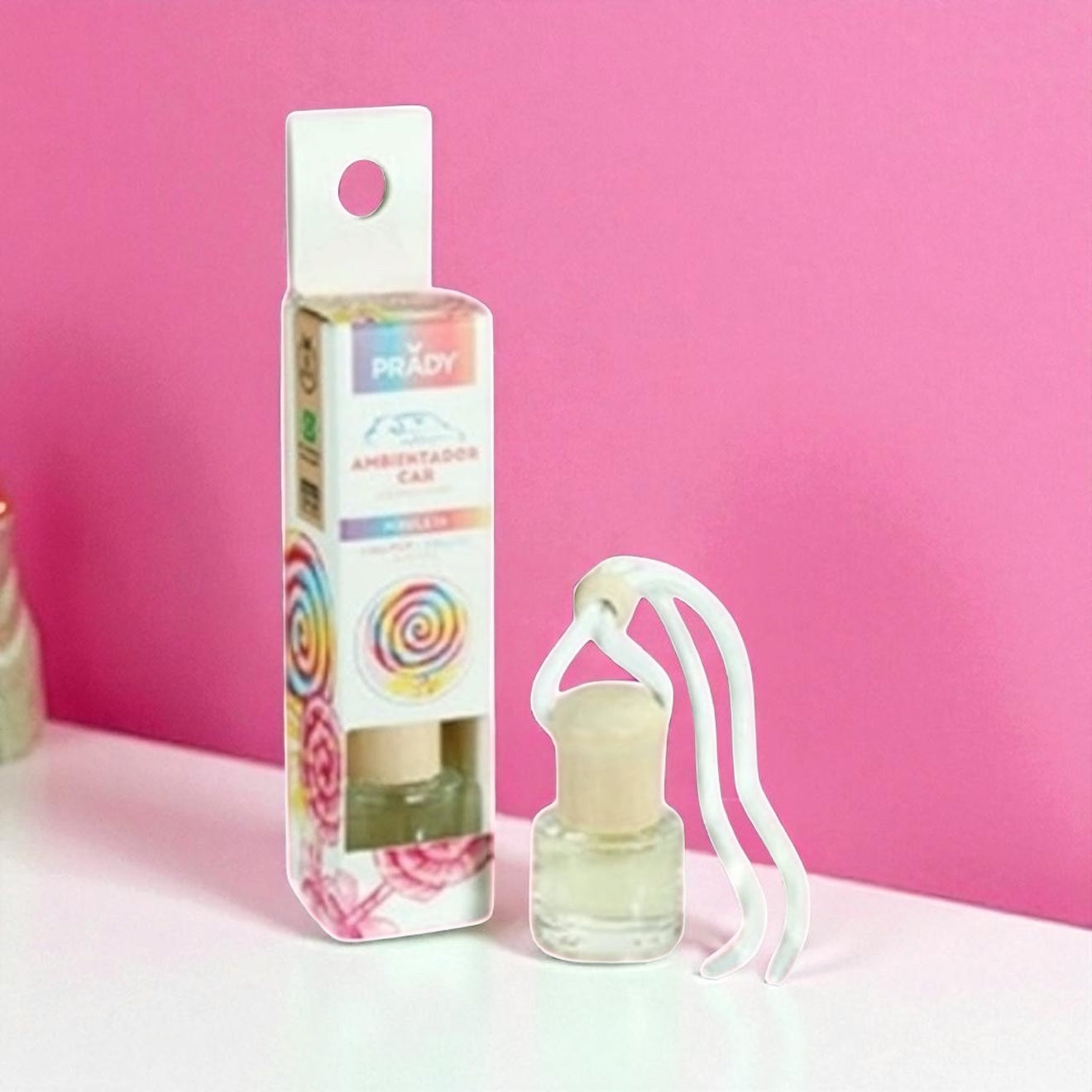 Ambientador coche piruleta