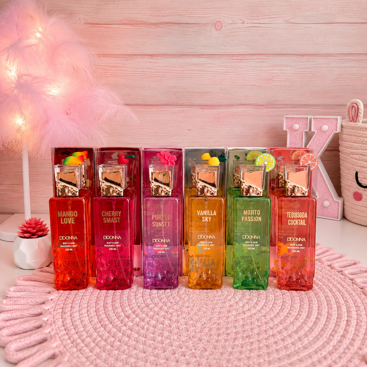 Colección cocktail para pelo y cuerpo