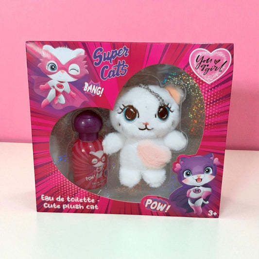 Pack de perfume y peluche infantil