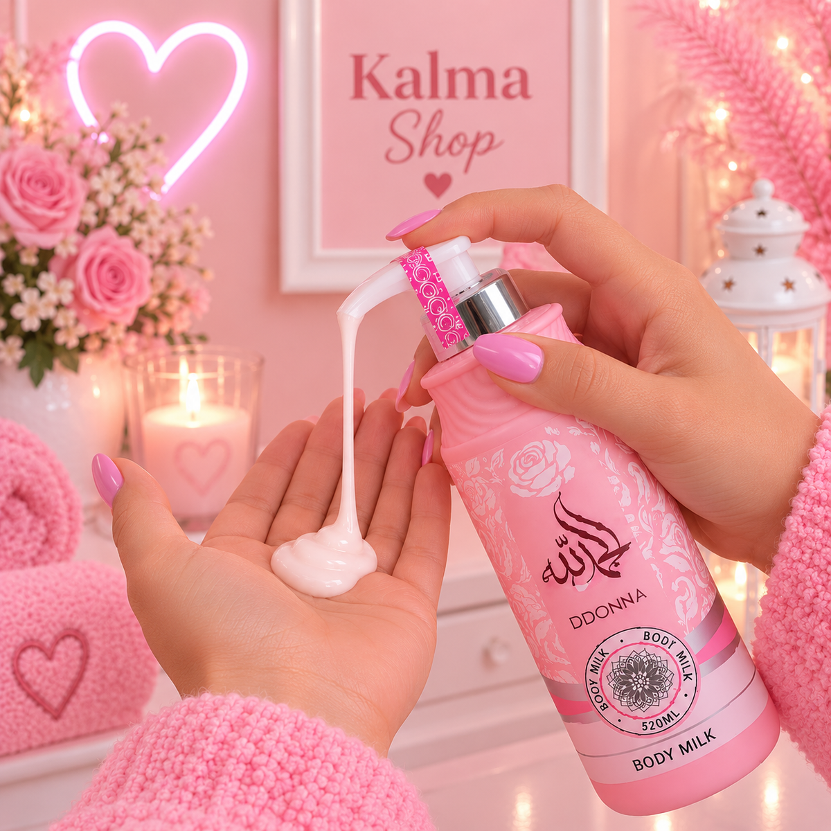 Body milk arabe rosa