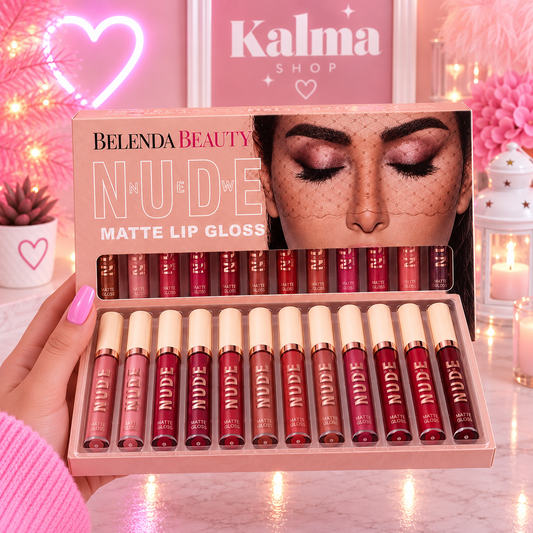 Pack 12 labiales nude beauty