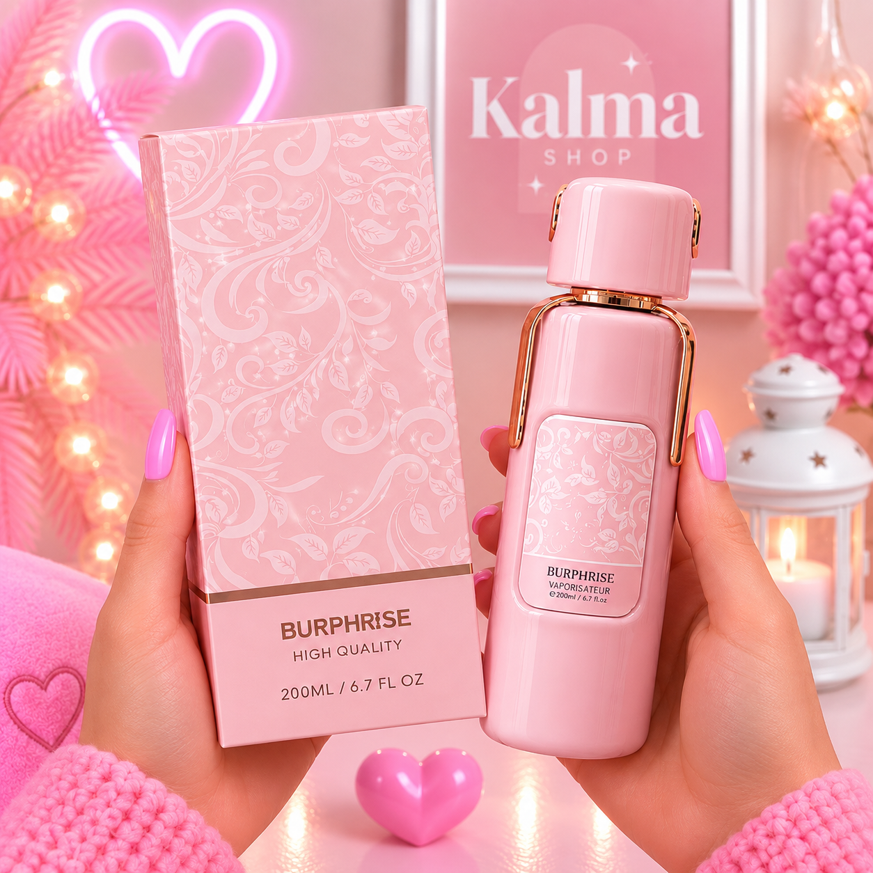 Perfume arabe rosa