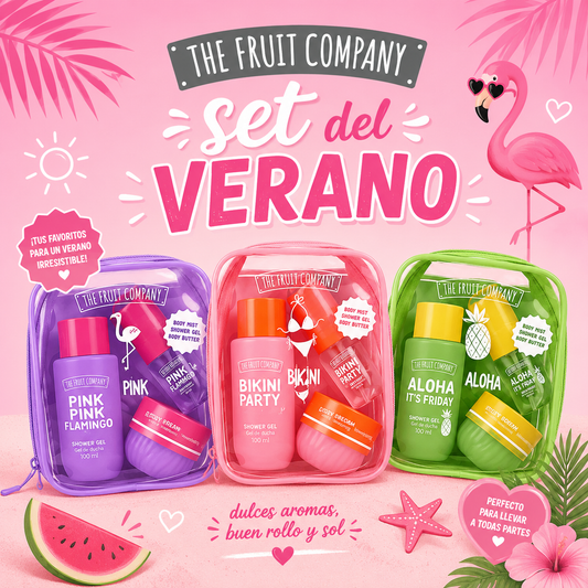 Set the fruit company summer ( fragancia, gel de ducha + crema corporal )