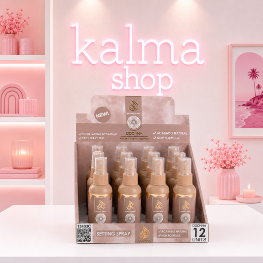 Spray fijador de maquillaje eclair vainilla caramelo