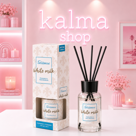 Ambientador mikado blanco latte aroma duradero