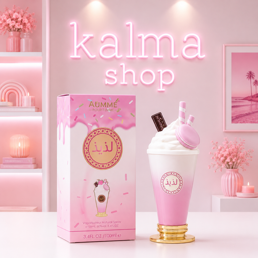 Perfume batido arabe blanco y rosa