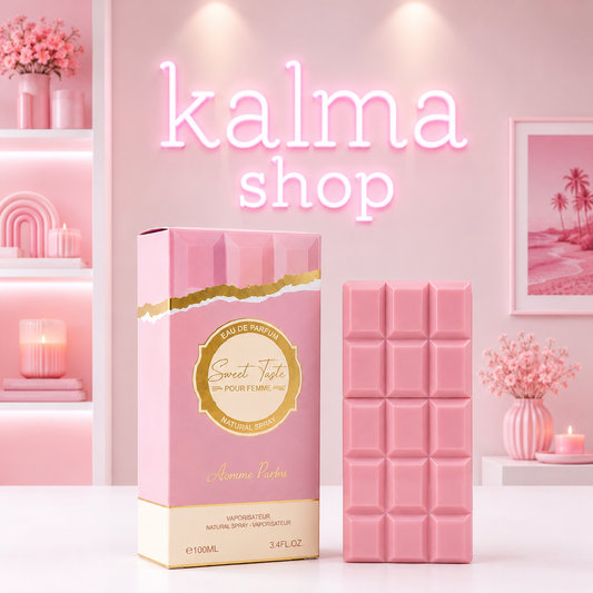 Perfume tableta de chocolate rosa