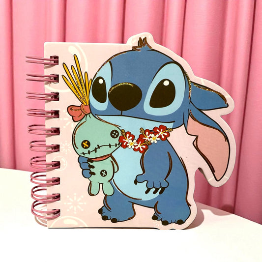 Mini cuaderno de stitch