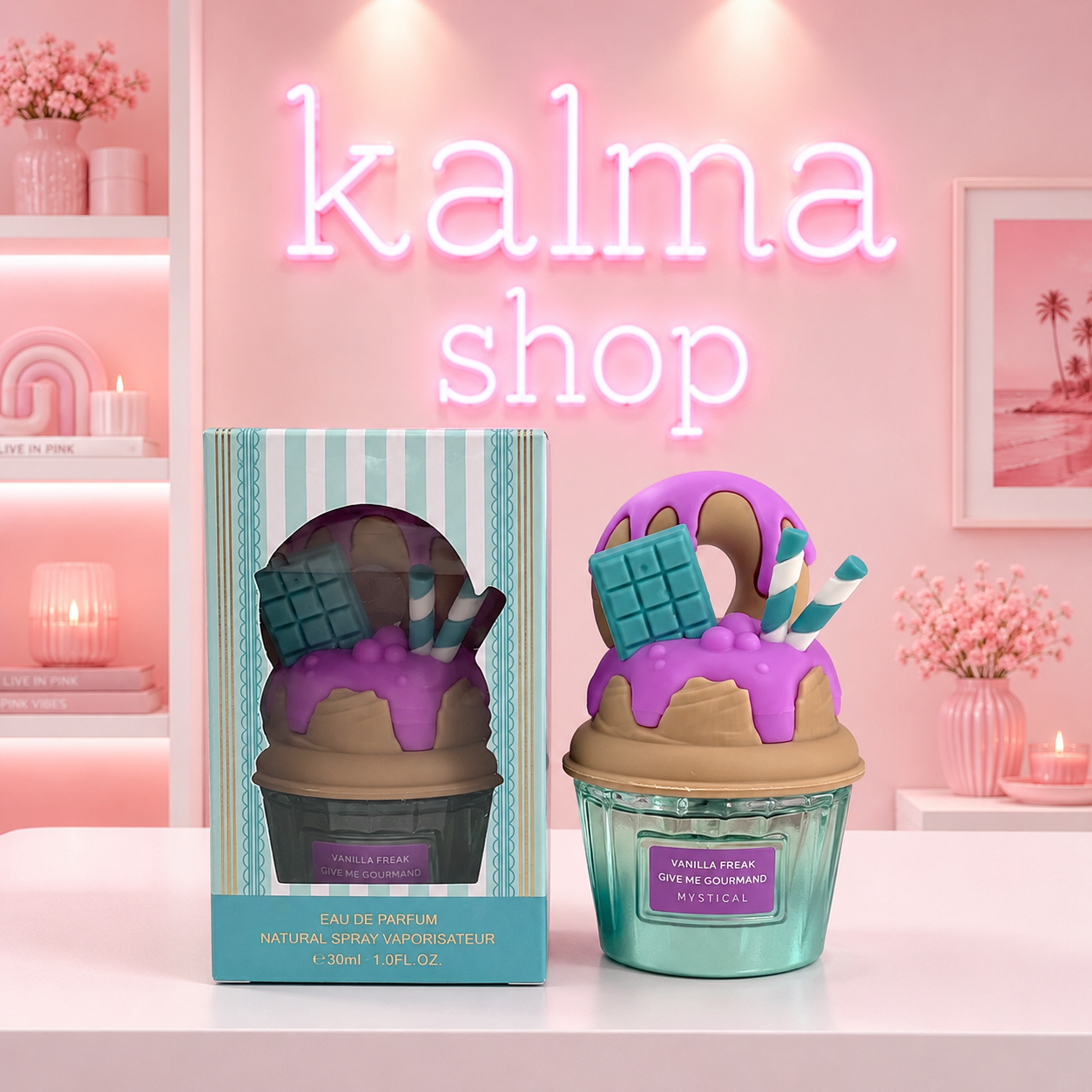 Mini perfume helado arabe donuts cupcake