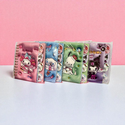 Mini libreta sanrio con separadores