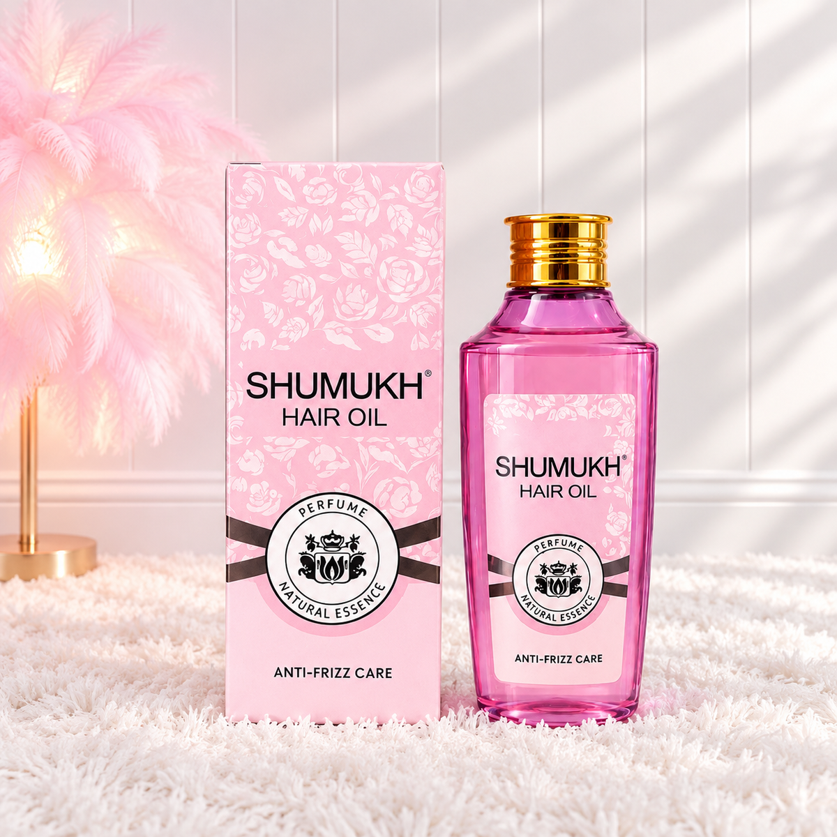 Serúm para el pelo aceite arabr rosa