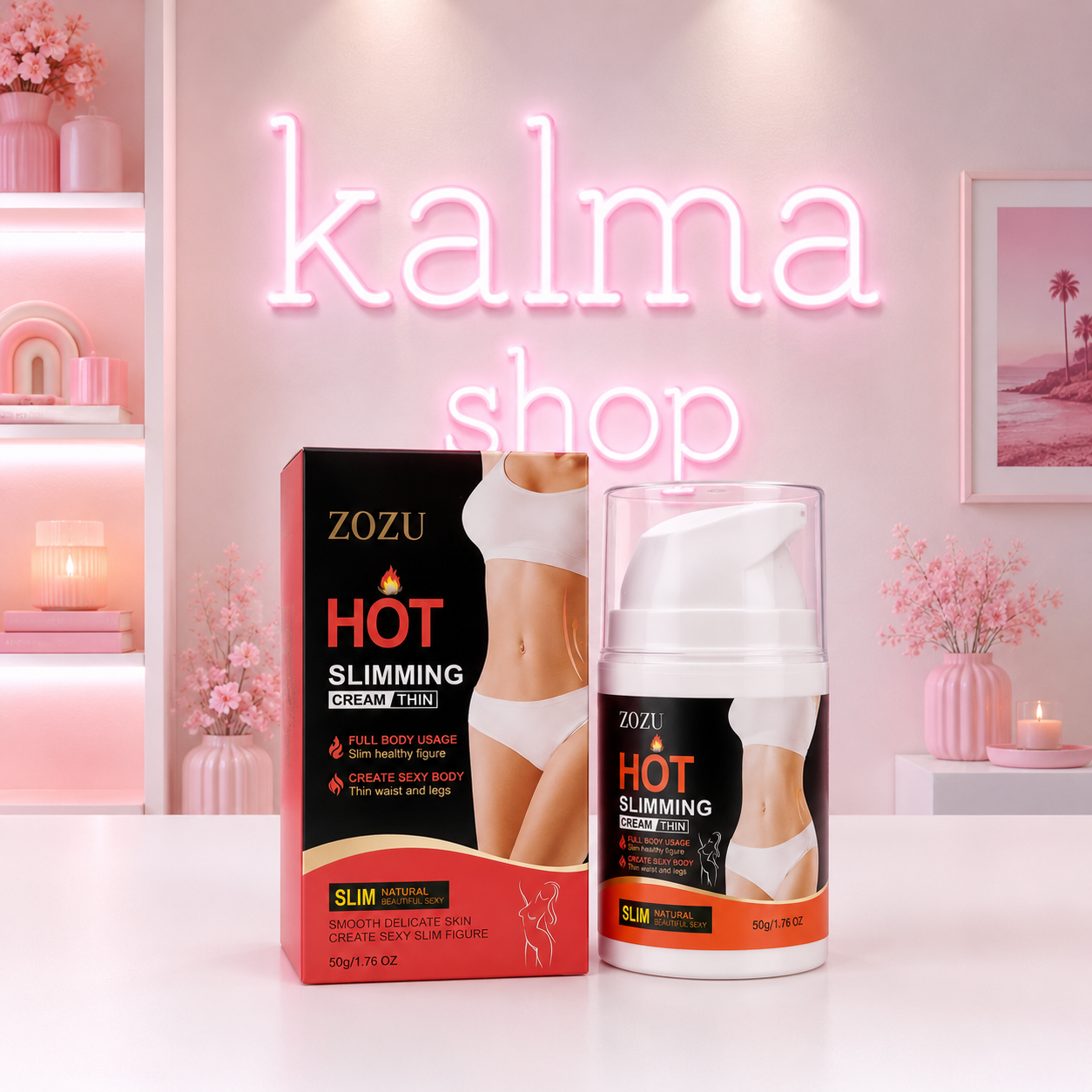 Crema efecto calor, elimina la grasa localizada barriga, brazos, abdomen, caderas..