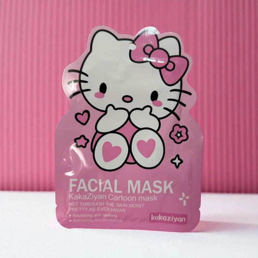 Mascarilla facial hello kitty