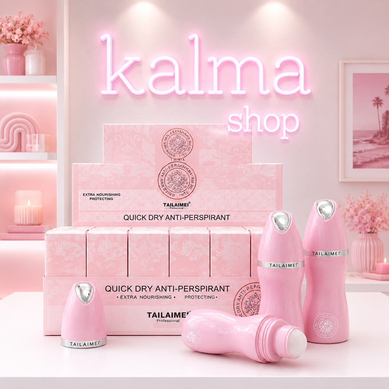 Desodorante roll on arabe rosa