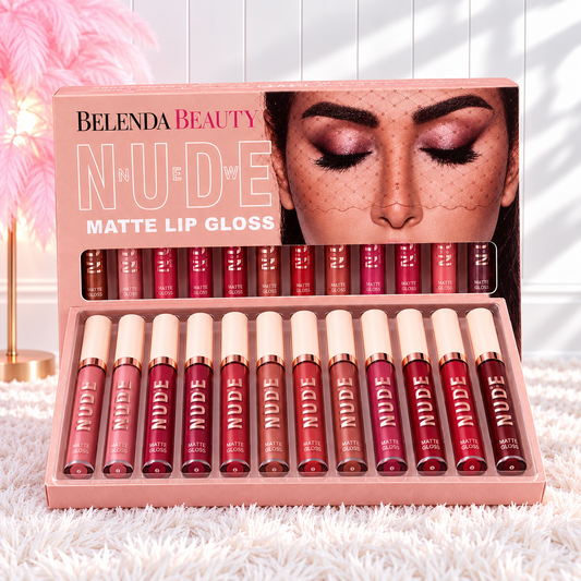 Pack 12 labiales nude beauty