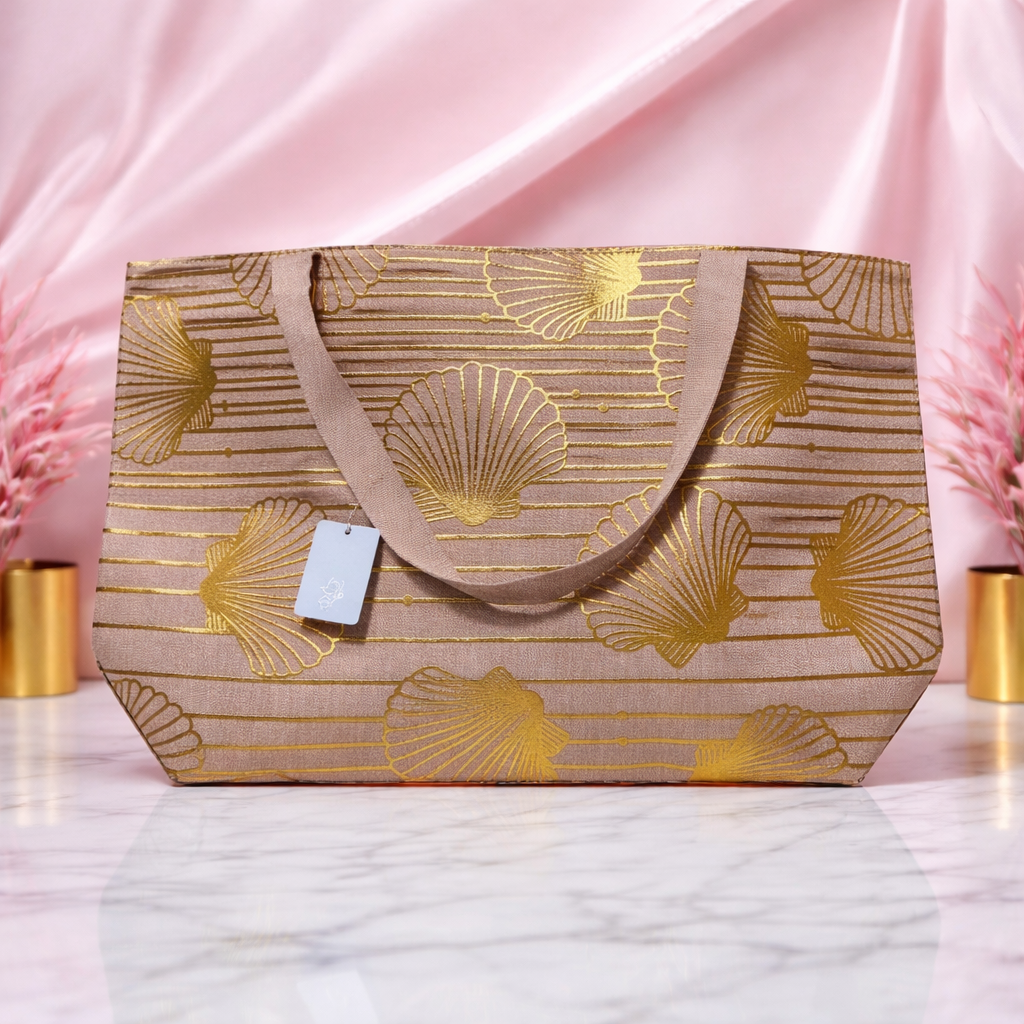 Bolso de playa conchas