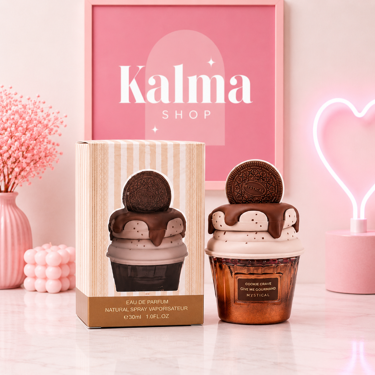 Mini perfume helado arabe galletas