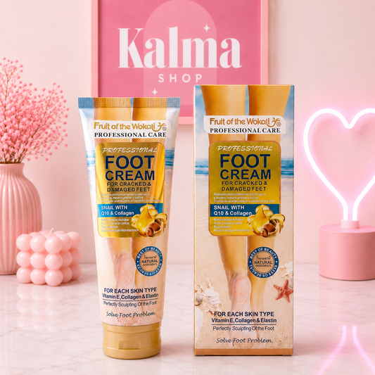 Crema de pies repara los talones secos y grietados