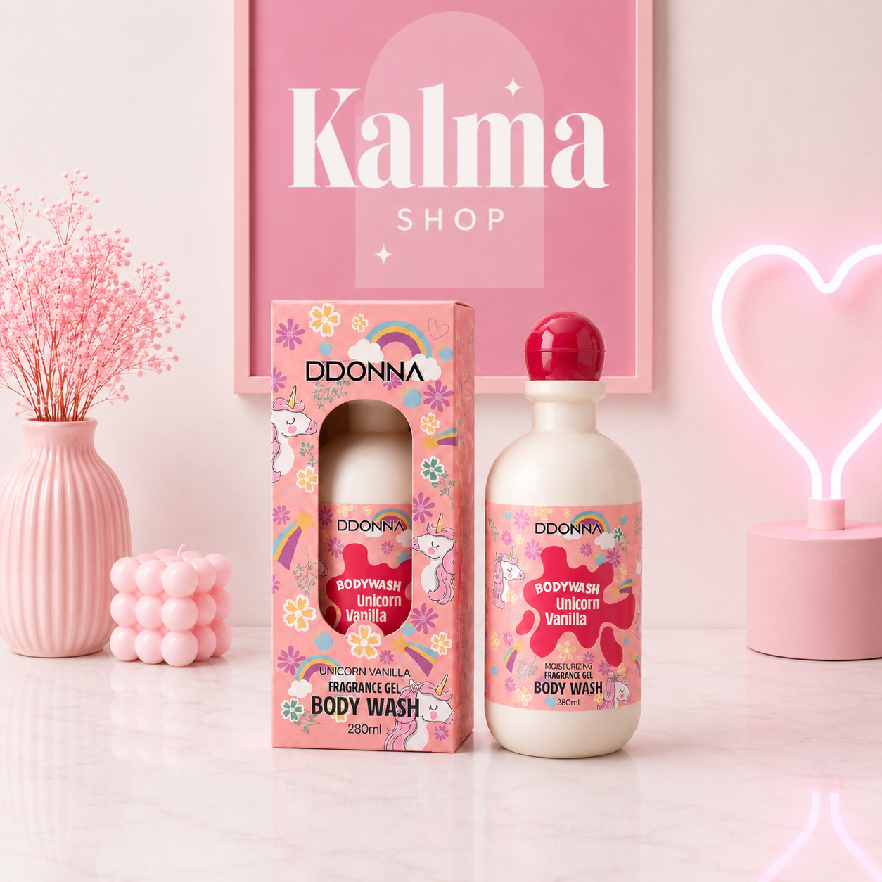 Gel de ducha donna unicornio vainilla
