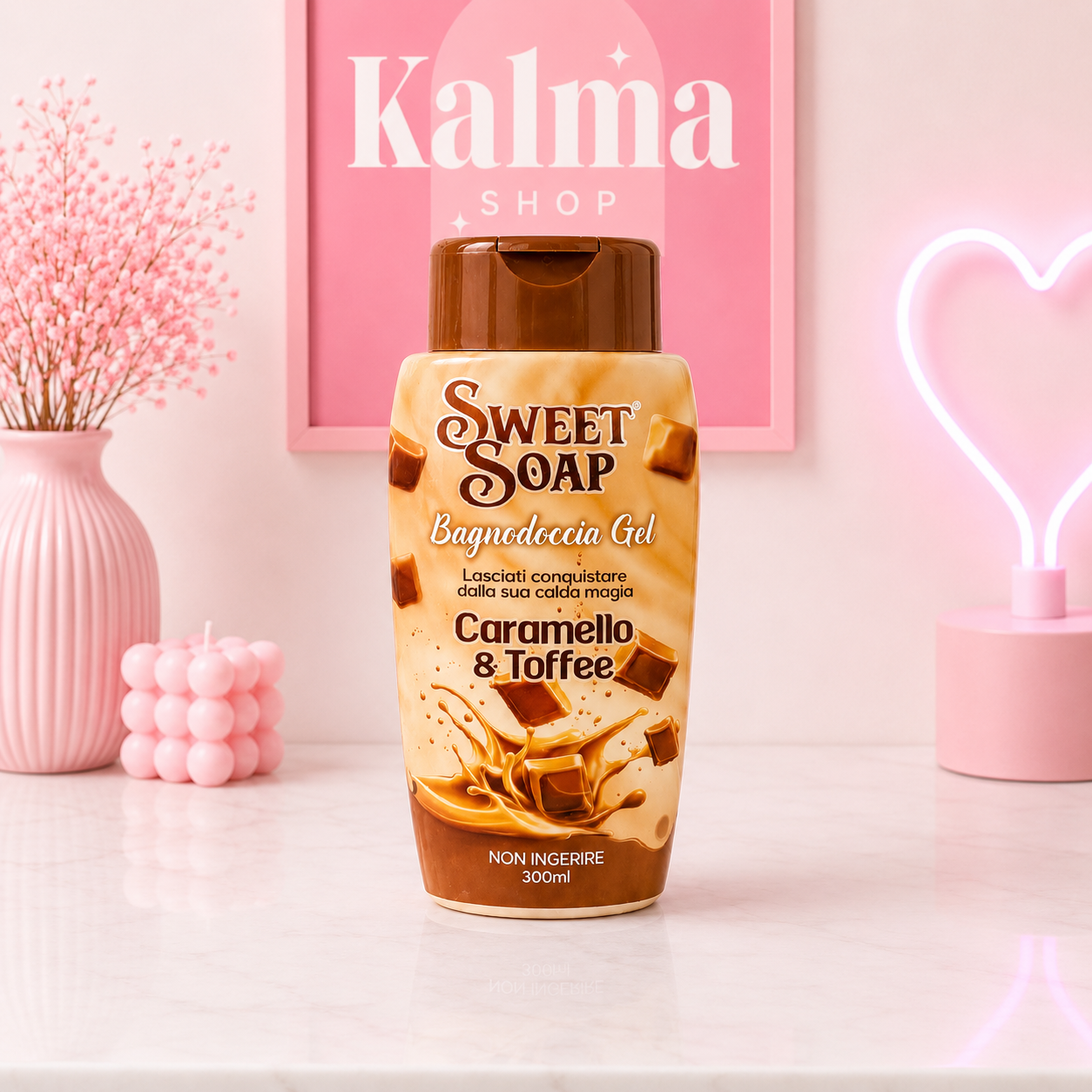 Gel de ducha italiano caramelo y toffe 300ml