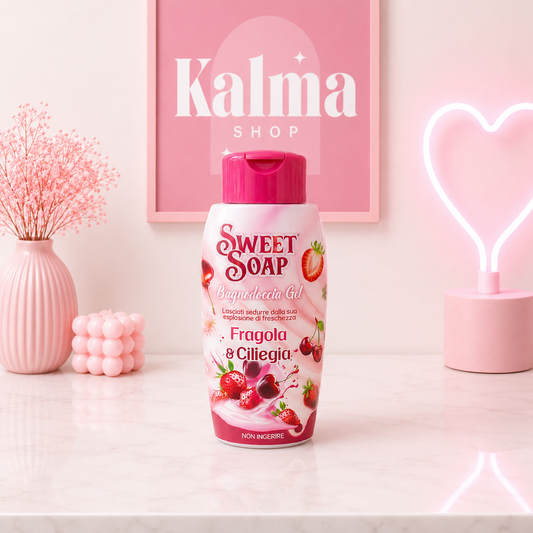 Gel de ducha italiano fresa y cereza 300ml