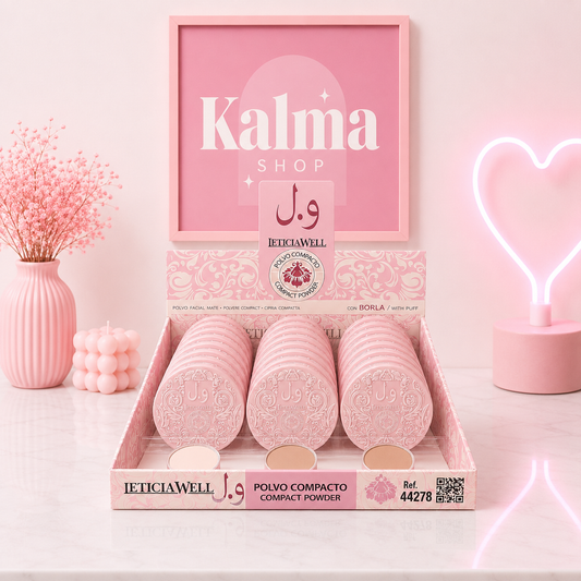 Polvos compactos arabe rosa