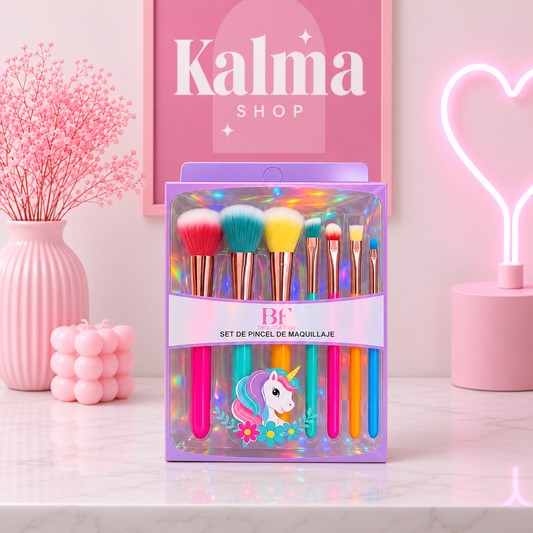 Pack brochas unicornio